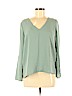 Forever 21 Green Long Sleeve Blouse Size S - photo 1
