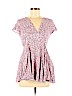 Free People 100% Rayon Burgundy Casual Dress Size XS - photo 1