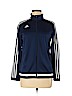 Adidas 100% Polyester Blue Track Jacket Size M - photo 1