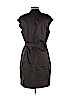 L.K. Bennett 100% Cotton Gray Casual Dress Size 8 - photo 2