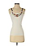 Jet by John Eshaya 100% Cotton White Sleeveless Top Size Sm - Med - photo 1