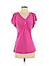 BCBGMAXAZRIA Pink Short Sleeve Top Size XS - photo 1