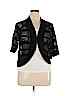 Liz Claiborne 100% Acrylic Black Cardigan Size XL - photo 1