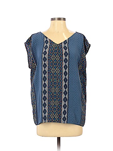 Tt by Tiffany Saidnia Short Sleeve Silk Top (view 1)