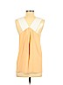 Club Monaco 100% Silk Tan Sleeveless Silk Top Size S - photo 2