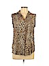 Zara Basic Tan Sleeveless Blouse Size XL - photo 1