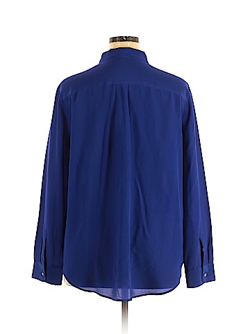 Ann Taylor Long Sleeve Silk Top (view 2)
