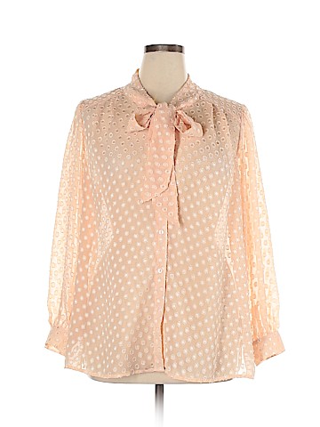 Linea by Louis Dell'Olia Long Sleeve Blouse (view 1)