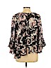 Alex Evenings 100% Polyester Black Long Sleeve Blouse Size 1X - photo 2
