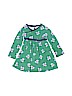 Tea 100% Cotton Green Dress Size 12-18 mo - photo 1