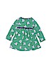 Tea 100% Cotton Green Dress Size 12-18 mo - photo 2