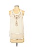 Forever 21 Ivory Sleeveless Blouse Size S - photo 1