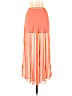 Forever 21 100% Polyester Orange Casual Skirt Size S - photo 2