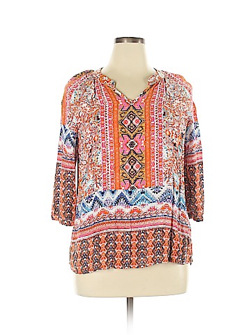 Cato 3/4 Sleeve Blouse (view 1)