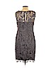 Adrianna Papell 100% Polyester Gray Cocktail Dress Size 12 (petite) - photo 2