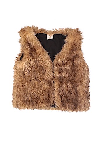 Starting Out Faux Fur Vest (view 1)