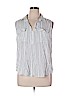 Ann Taylor LOFT Outlet 100% Rayon White Sleeveless Blouse Size XL - photo 1