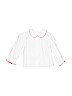 Lolly Wolly Doodle 100% Cotton White Long Sleeve Blouse 12-18 MO / 18 MO - photo 1