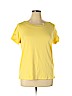 Talbots Yellow Short Sleeve Top Size 1X - photo 1