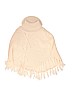 H&M Solid Ivory Poncho Size 8 - 12 - photo 1
