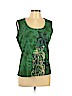 Basic Editions 100% Cotton Green Tank Top Size XL - photo 1