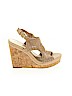 Audrey Brooke Tan Wedges Size 9 1/2 - photo 1