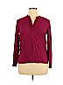 Tommy Hilfiger 100% Viscose Pink Long Sleeve Blouse Size XL - photo 1