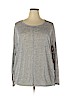 Old Navy Gray Long Sleeve Top Size XXL - photo 1