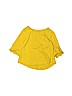 Baby Gap 100% Cotton Solid Yellow Short Sleeve Top Size 18-24 mo - photo 1