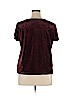 City Streets 100% Polyester Burgundy Short Sleeve Top Size XL - photo 2