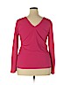 Ann Taylor Pink Long Sleeve Top Size XXL - photo 2