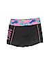 Justice Tie-dye Graphic Black Athletic Shorts Size 6 - photo 2