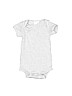 Nordstrom 100% Cotton Gray Short Sleeve Onesie Size Newborn - photo 1