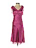 BCBGMAXAZRIA 100% Silk Pink Cocktail Dress Size 4 - photo 1