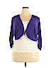 Perceptions Purple Shrug Size 2X - photo 1
