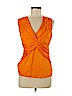 Trina Turk Orange Sleeveless Top Size M - photo 1