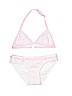 Assorted Brands White Two Piece Swimsuit Size 5 - 6 - photo 1