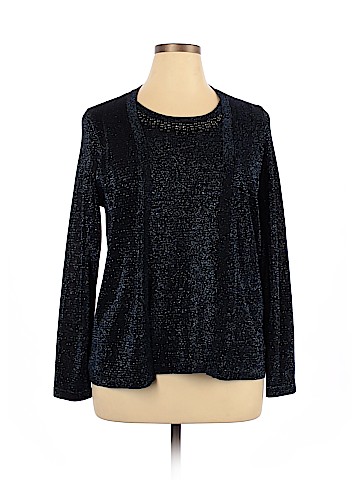 NY Collection Long Sleeve Top (view 1)