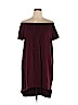 ASOS 100% Cotton Burgundy Casual Dress Size 16 - photo 1
