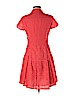 Diane von Furstenberg 100% Cotton Orange Casual Dress Size 6 - photo 2