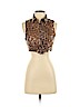 Forever 21 100% Polyester Brown Sleeveless Blouse Size S - photo 1