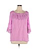 C established 1946 Purple 3/4 Sleeve Blouse Size XL - photo 1