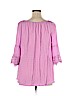 C established 1946 Purple 3/4 Sleeve Blouse Size XL - photo 2