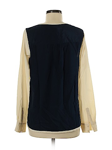 Diane von Furstenberg Long Sleeve Silk Top (view 2)