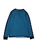 Lands' End 100% Cotton Blue Long Sleeve Henley Size 14 - 16 - photo 1