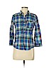 Hollister 100% Cotton Blue Long Sleeve Button-Down Shirt Size M - photo 1