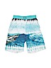 Wonder Nation 100% Polyester Blue Board Shorts Size 10 - 12 - photo 1