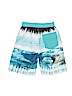 Wonder Nation 100% Polyester Blue Board Shorts Size 10 - 12 - photo 2
