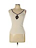 Eyeshadow 100% Cotton Ivory Sleeveless Top Size L - photo 1