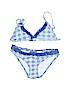 Zara Blue Two Piece Swimsuit Size 5 - 6 - photo 1